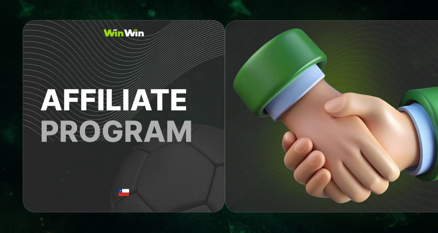 WinWin Chile: sports betting (football, basketball, volleyball), casino games, Crash games, betting information Affiliate Program